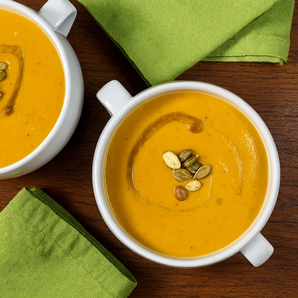 Acorn Squash & Sweet Potato Soup cover