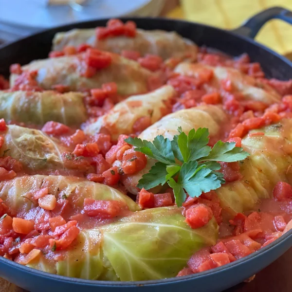 “Beef” Stuffed Cabbage Rolls cover