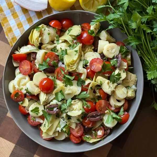Hearts of Palm and Artichoke Salad cover