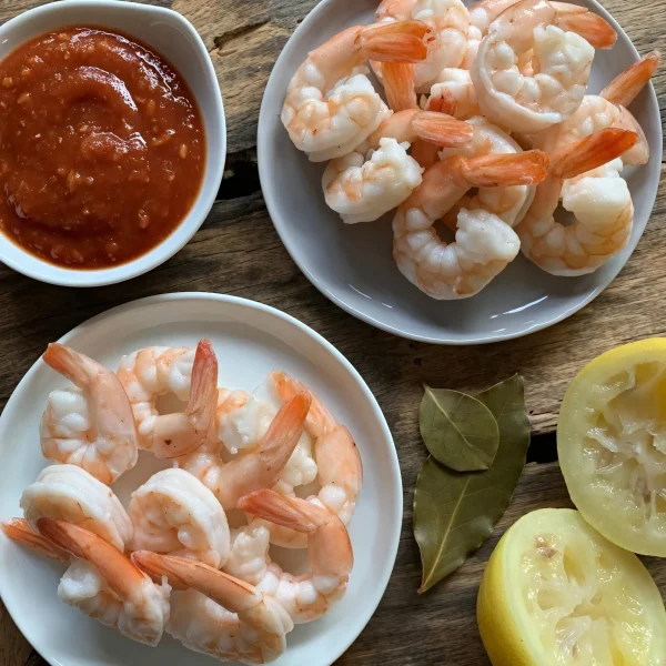Lemon Poached Shrimp cover
