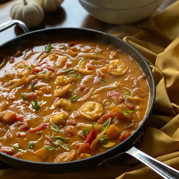 Pumpkin Curry with Shrimp cover