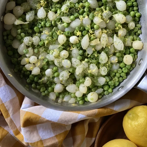 Sautéed Pearls & Peas cover