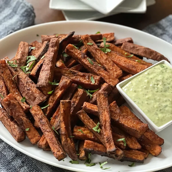 Sweet Potato Fries with Pesto Aioli cover