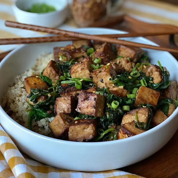 Tofu & Spinach Stir Fry cover