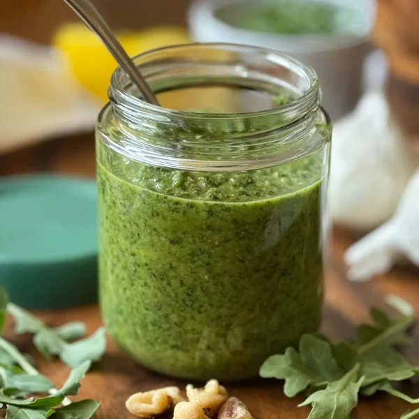 Vegan Arugula Pesto cover