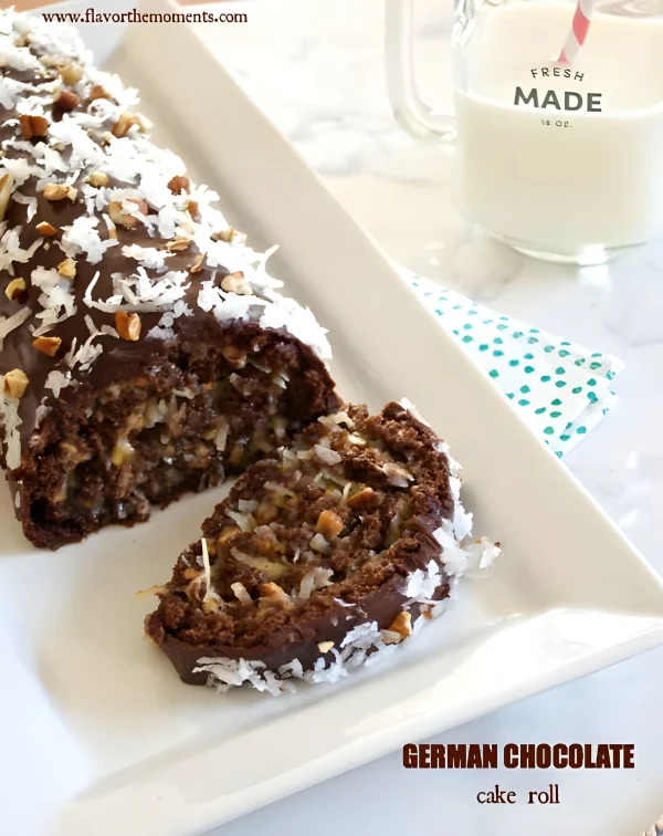 German Chocolate Cake Roll cover