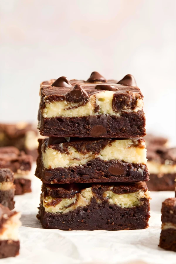 Cheesecake Brownies Recipe cover