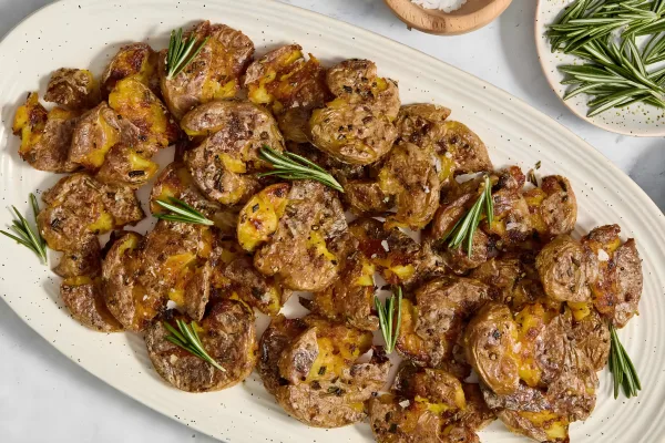 Crispy Smashed Potatoes cover