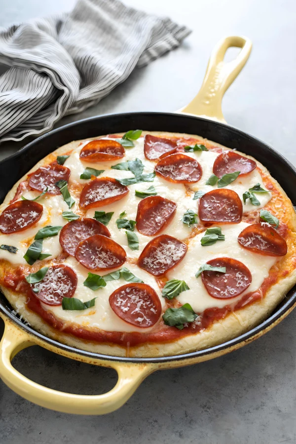 One Hour Focaccia Bread Pizza cover