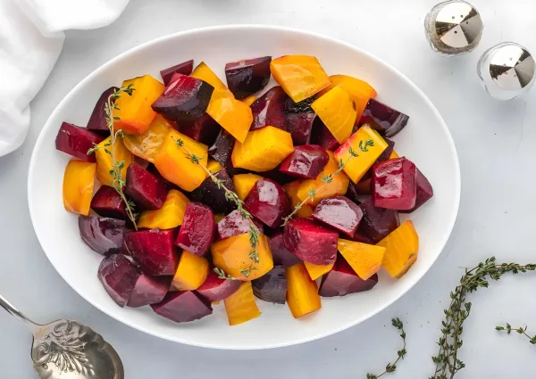 Oven Roasted Beets Recipe cover