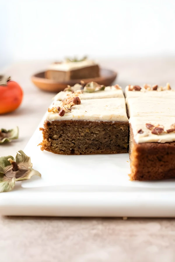 Persimmon Cake with Brown Butter Orange Frosting cover