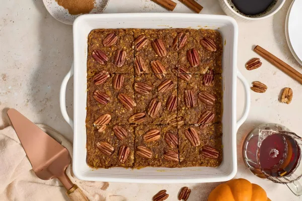 Pumpkin Baked Steel Cut Oatmeal cover