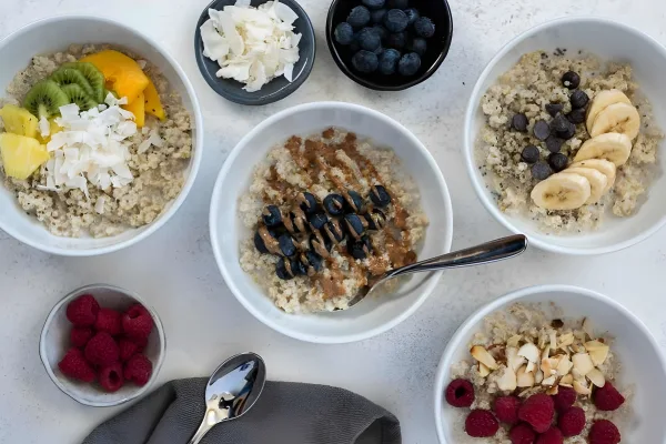 Quinoa Oatmeal Breakfast Bowls cover