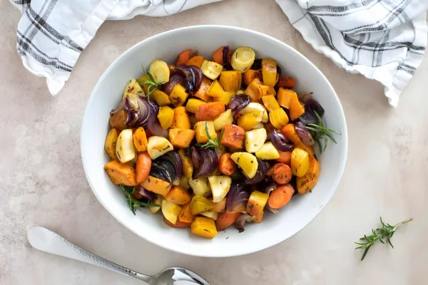 Roasted Root Vegetables Recipe cover