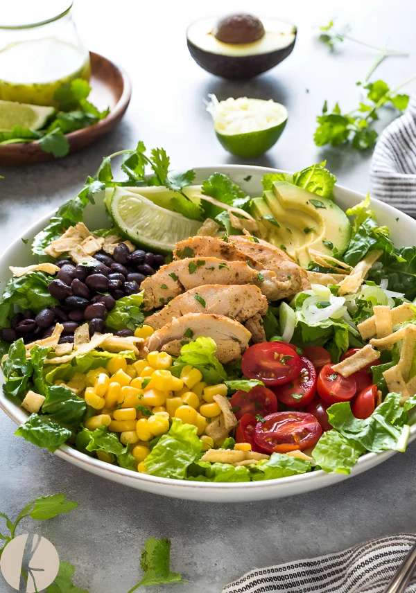 Santa Fe Chicken Salad with Tangy Lime Dressing cover