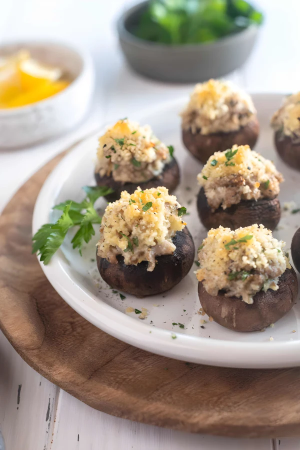 Sausage Stuffed Mushrooms cover