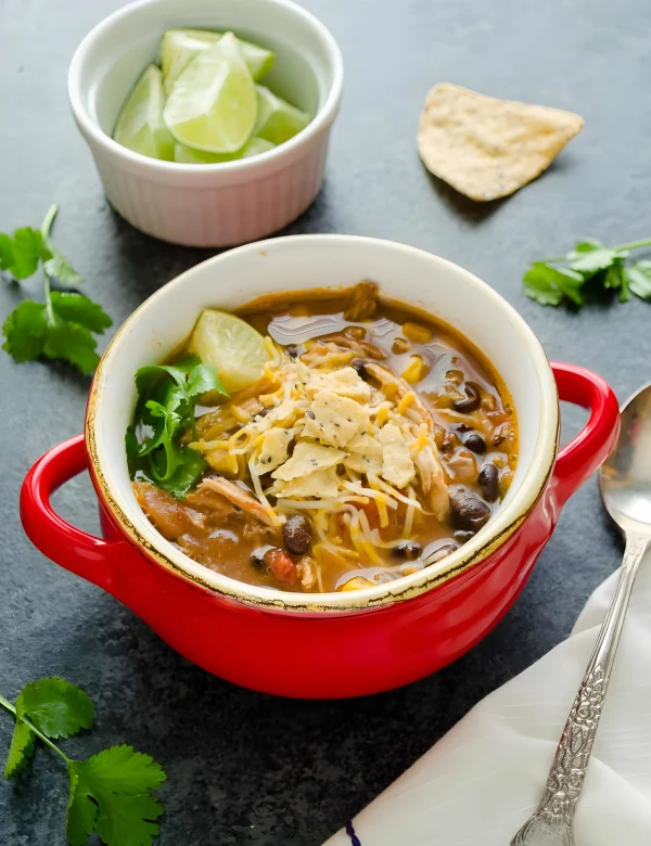 Slow Cooker Chicken Tortilla Soup cover