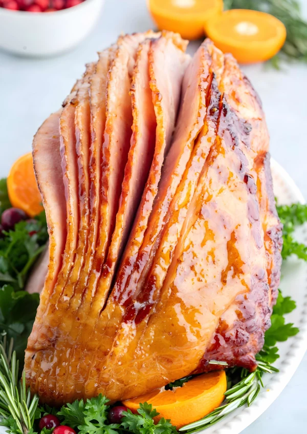 Slow Cooker Ham with Maple Glaze cover