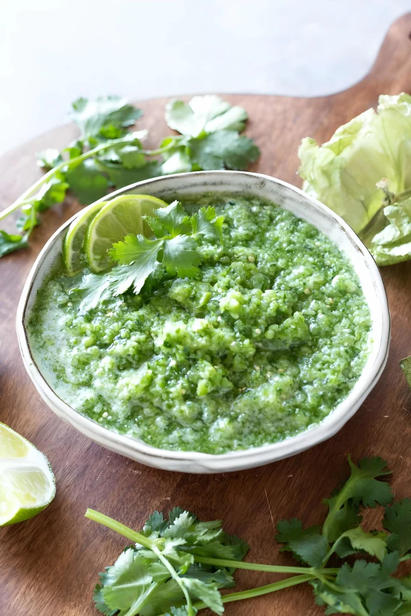 Tomatillo Salsa Recipe cover
