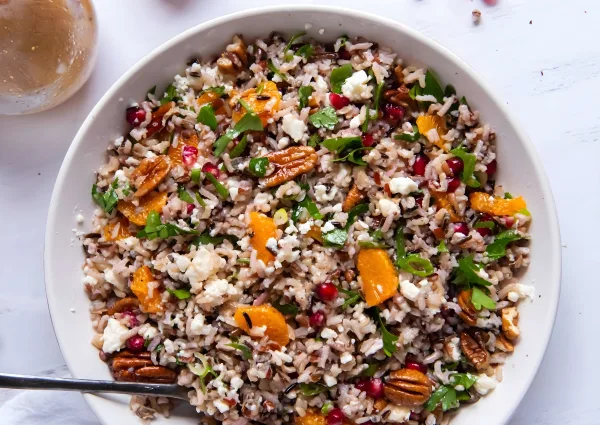 Wild Rice Salad with Orange and Pomegranate cover
