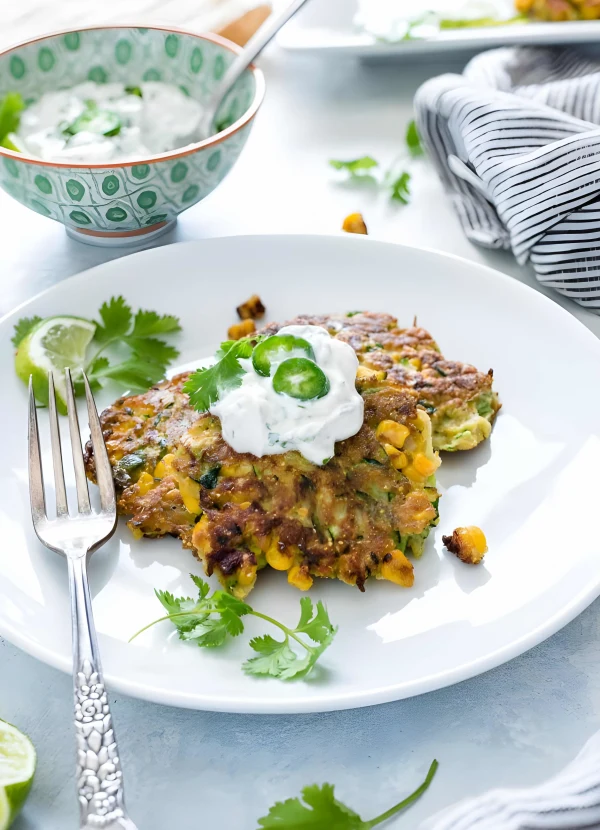 Zucchini Fritters Recipe cover