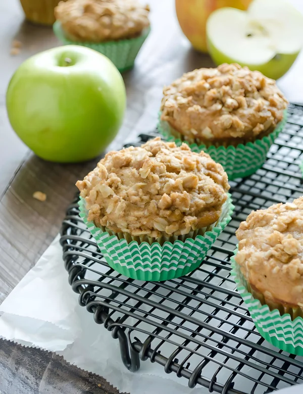 Apple Oatmeal Muffins cover