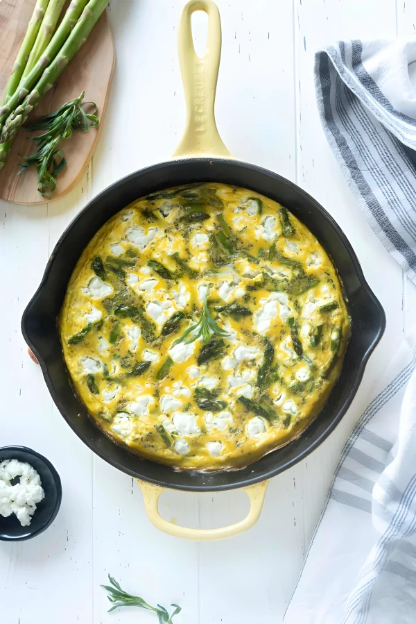 Asparagus Frittata with Goat Cheese cover