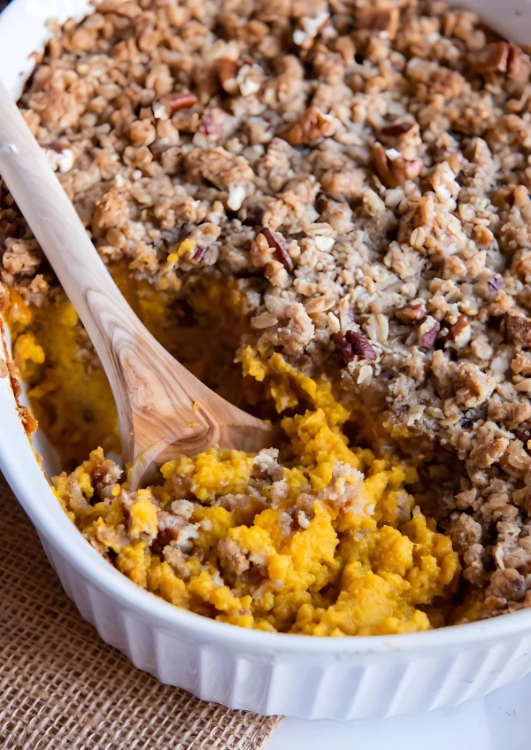 Butternut Squash Casserole with Streusel Topping cover