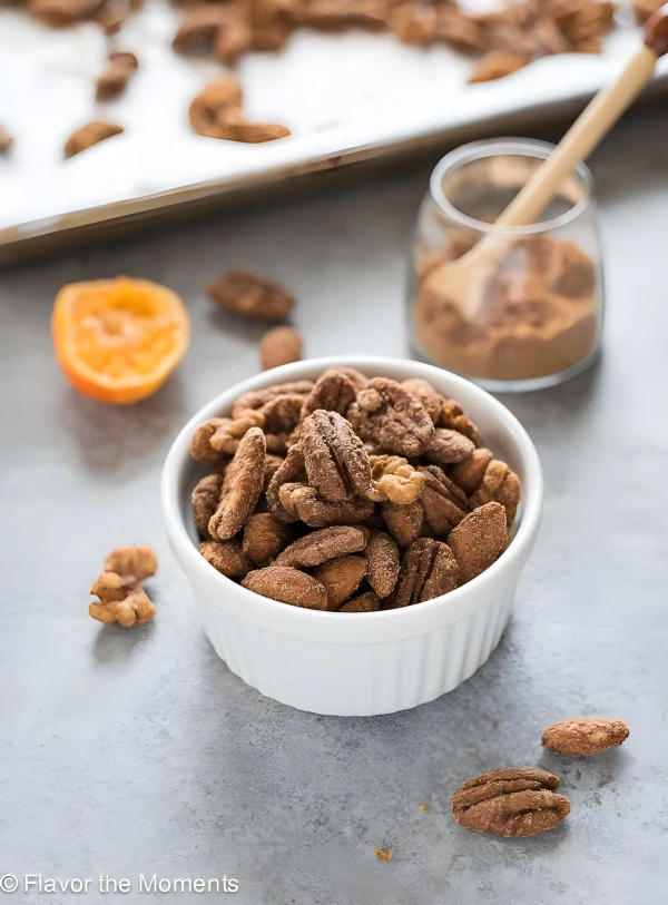 Chai Spiced Maple Candied Nuts cover