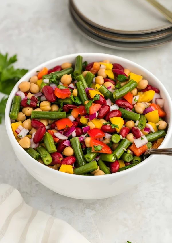 Easy Three Bean Salad Recipe cover