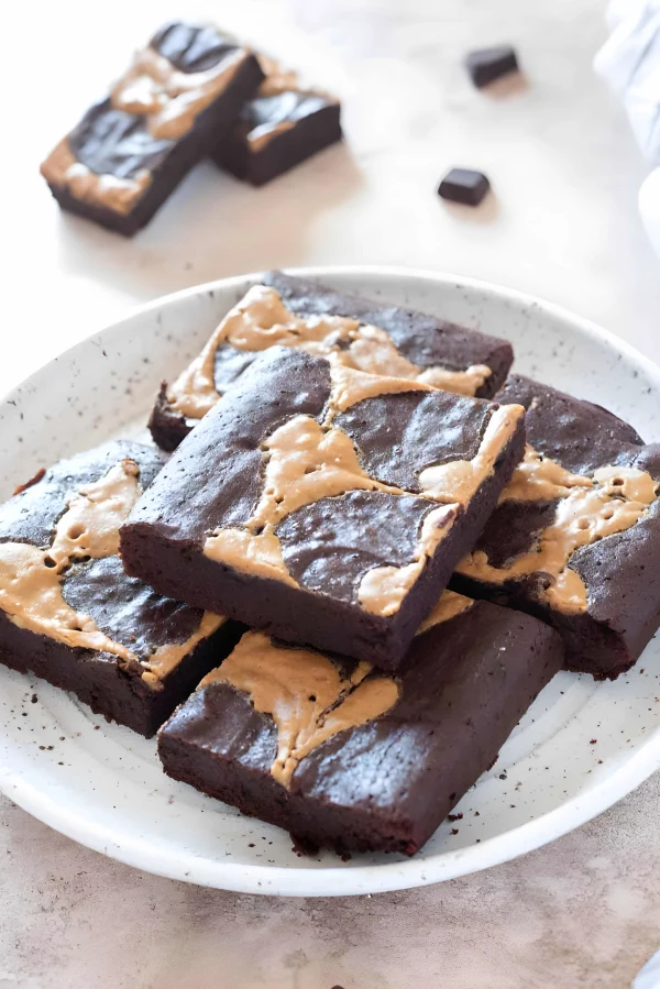 Fudgy Peanut Butter Brownies cover
