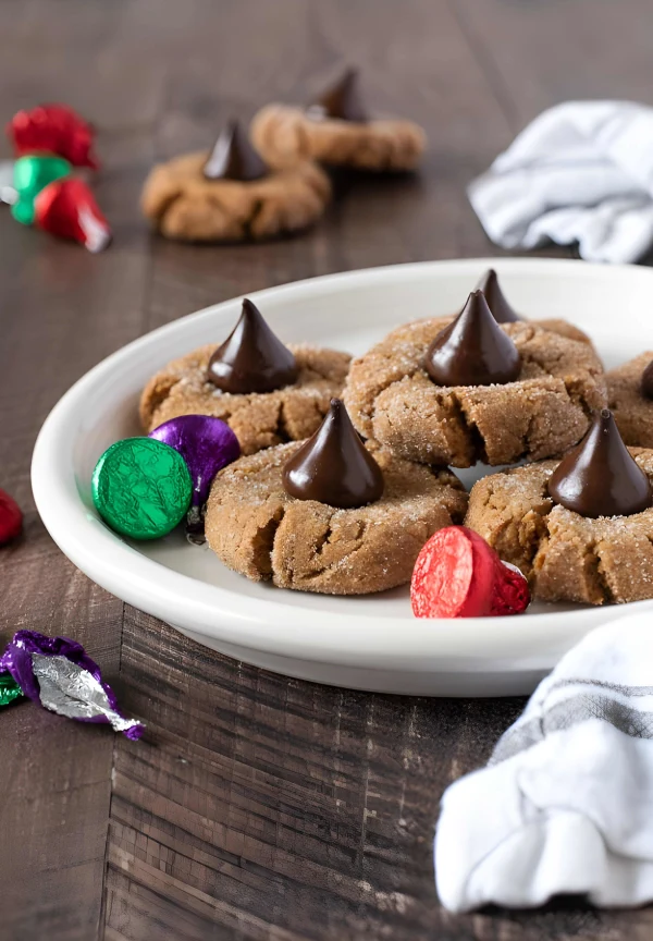 Gluten Free Peanut Butter Blossoms cover