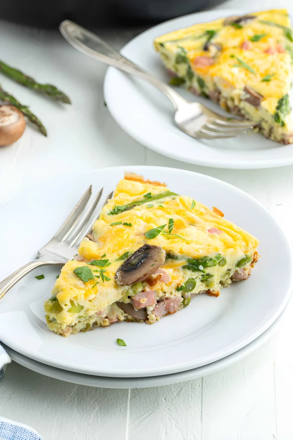 Ham and Cheese Frittata cover