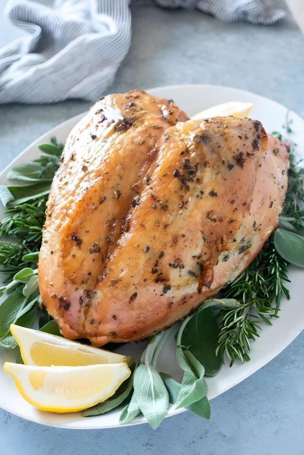 Herb & Garlic Oven Roasted Turkey Breast cover
