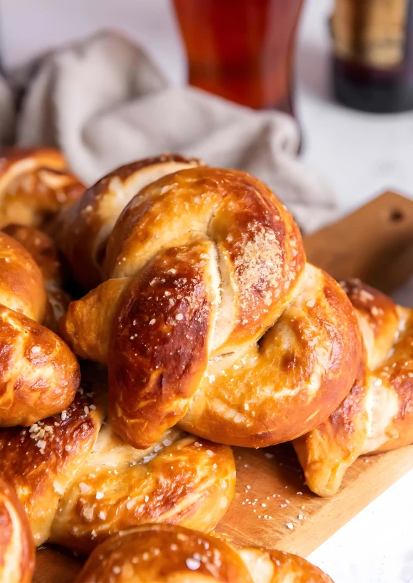 Homemade Soft Pretzels with Maple Mustard Sauce cover