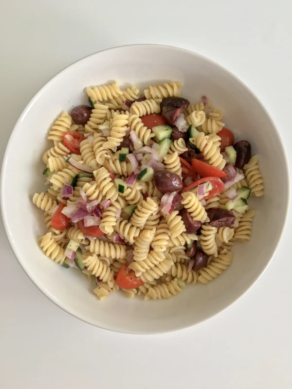Vegan Greek Pasta Salad cover