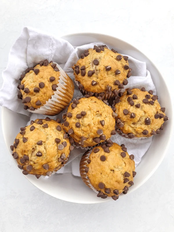 Easy Banana Chocolate Chip Muffins cover