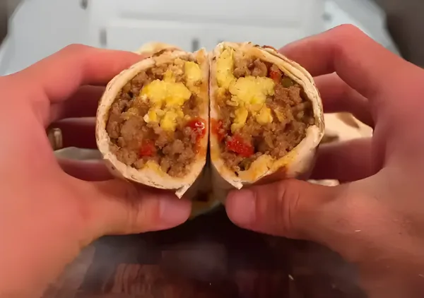 Southwest Breakfast Burrito Meal Prep cover