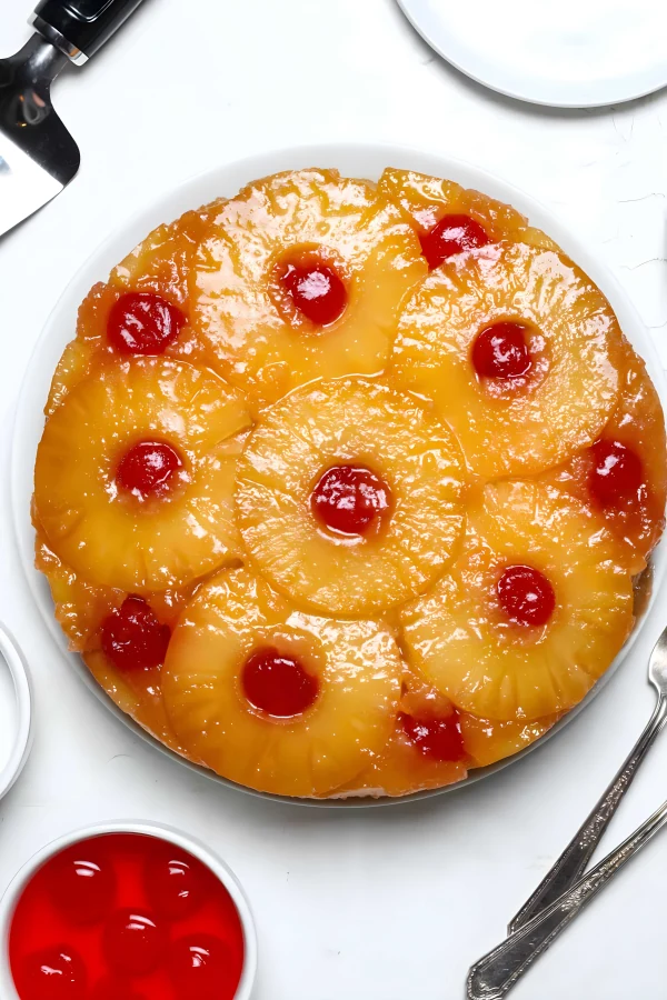 Vegan Pineapple Upside Down Cake cover