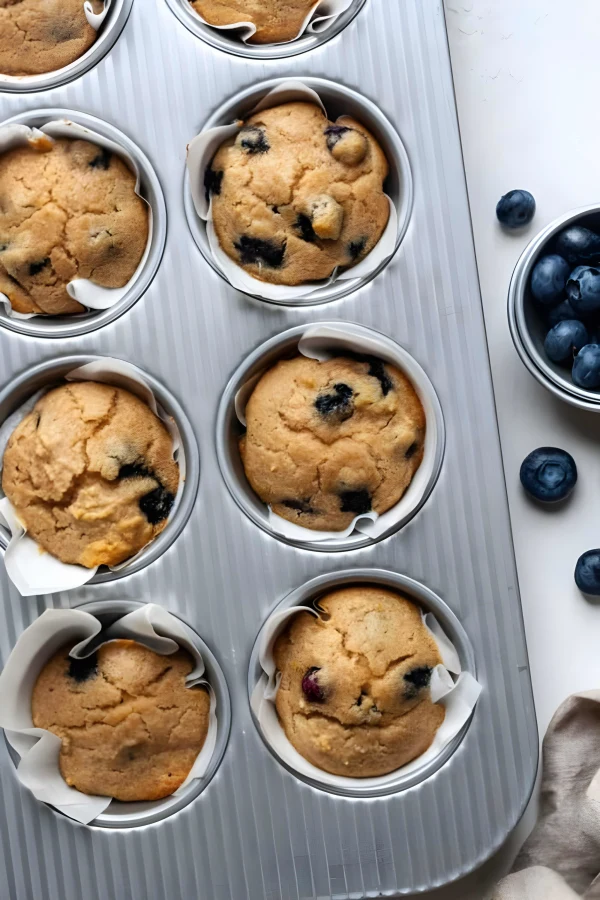 Cassava Flour Blueberry Lemon Muffins (Gluten Free) cover