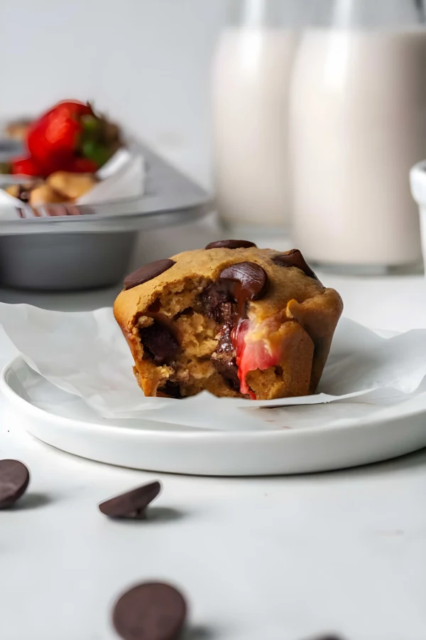 Gluten Free Strawberry Muffins (Dairy Free & Paleo) cover