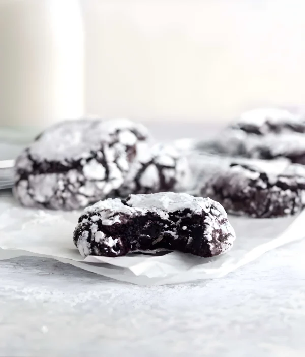 Gluten Free Chocolate Crinkle Cookies (Paleo) cover