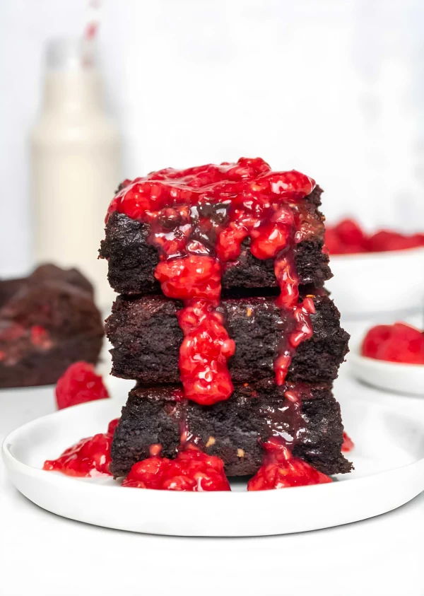 Paleo Raspberry Brownies cover