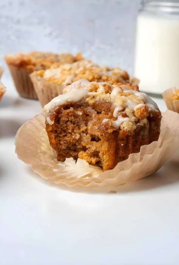 Paleo Pumpkin Muffins with Streusel Topping cover