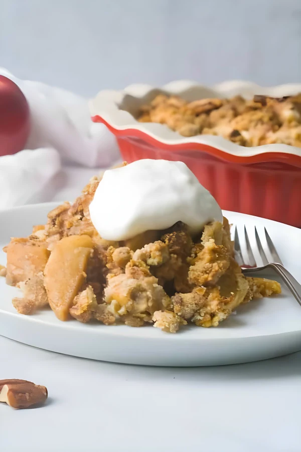 Paleo Grain Free Apple Crisp with Granola Topping cover