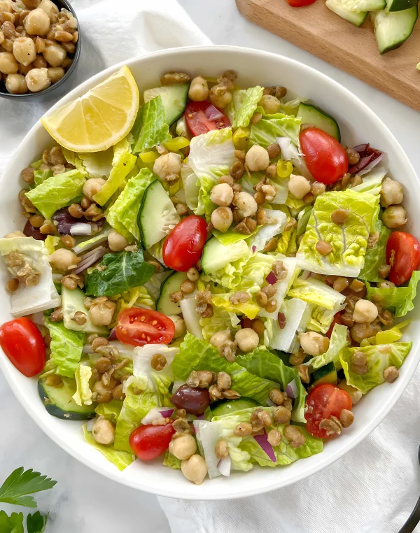 Chickpea and Lentil Salad cover