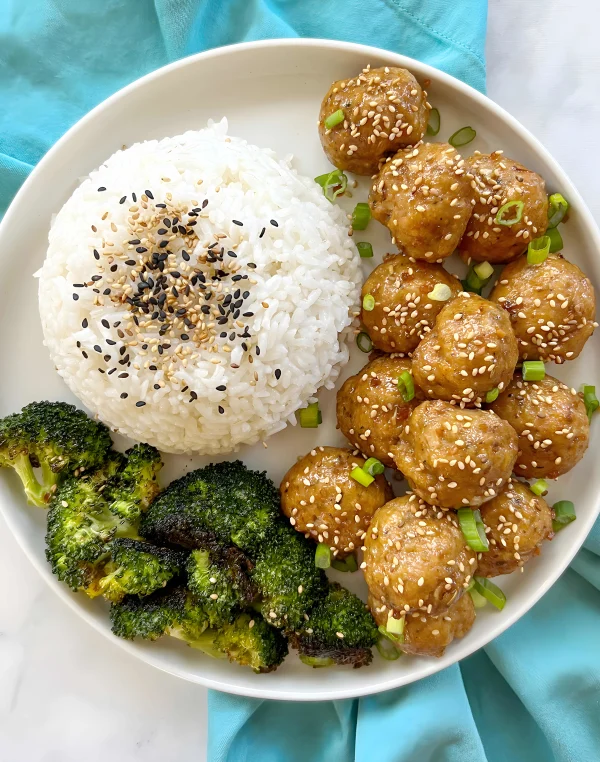 Egg Free Teriyaki Chicken Meatballs cover