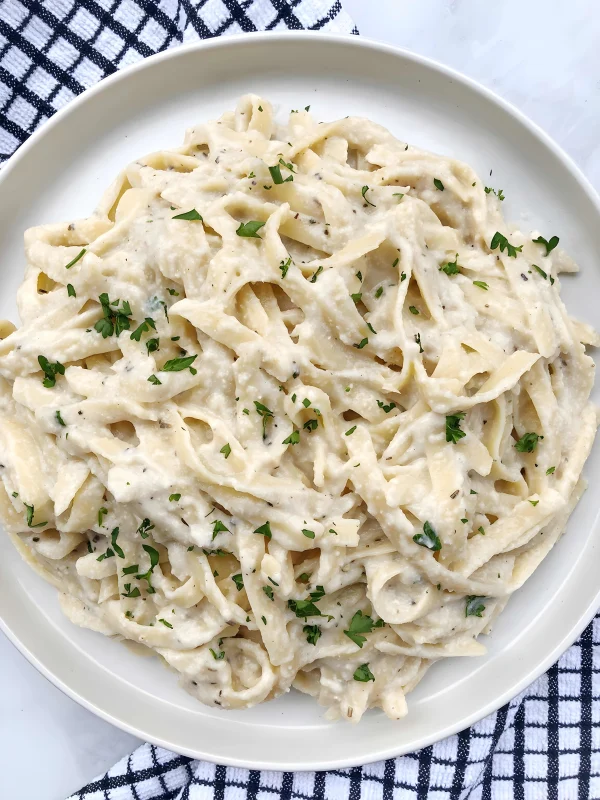 Dairy-Free Fettuccine Alfredo cover