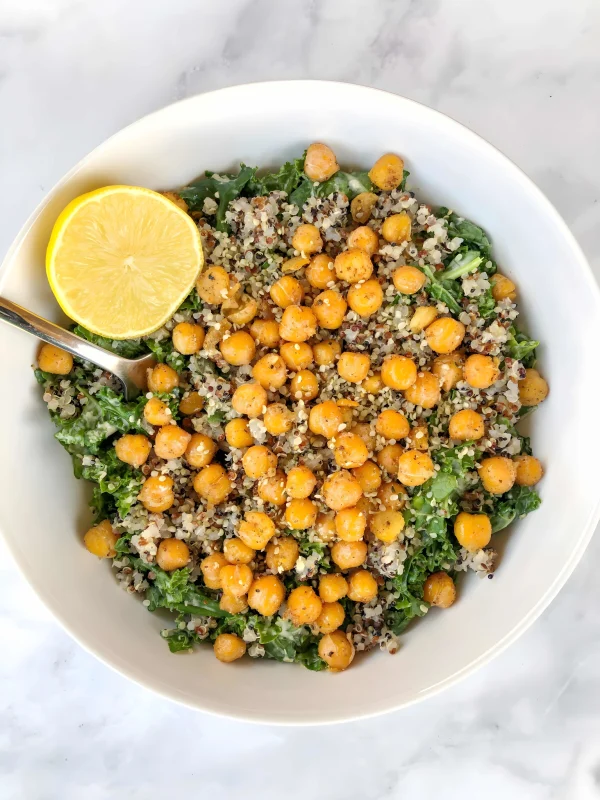 Chickpea Kale Caesar Salad cover