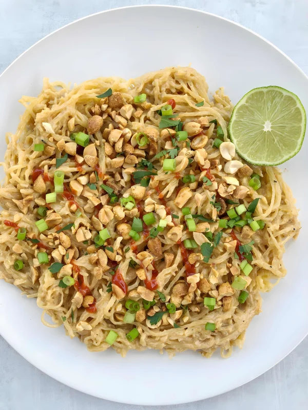 Spaghetti Squash with Peanut Sauce cover